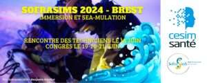 dates du 12ème congrès SOFRASIMS slogan immersion et sea-mulation, image intervention secours en mer